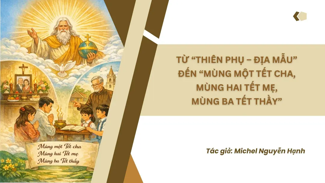 Từ “Thiên phụ – Địa mẫu” đến “Mùng một Tết cha, mùng hai Tết mẹ, mùng ba Tết thầy”